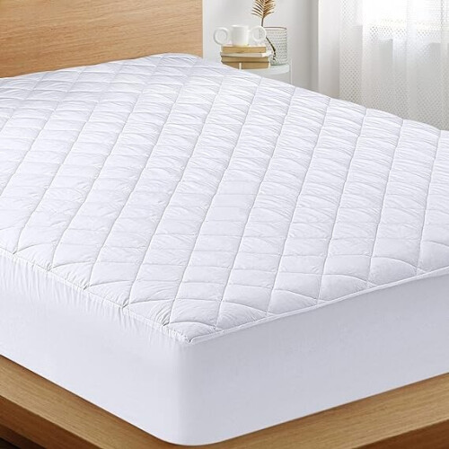 Imperial Rooms (Double Mattress Protector (135 X 190+30cm)) Microfiber Mattress Protector Single Double King 2