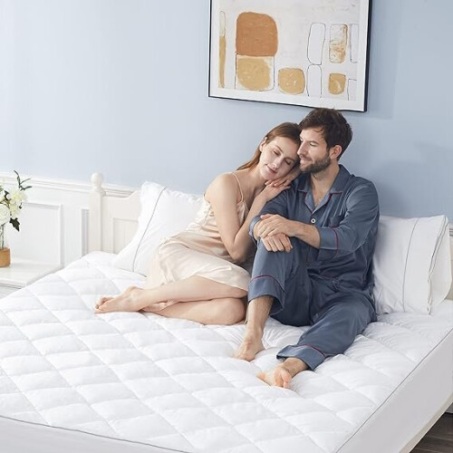 Imperial Rooms (Double Mattress Protector (135 X 190+30cm)) Microfiber Mattress Protector Single Double King
