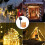 Pack of 2 Outdoor Solar 120 LED String Lights Waterproof 4