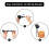 Pack of 2 Outdoor Solar 120 LED String Lights Waterproof 9