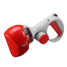 (Red) Pet Pooper Scooper for Dog Poop Scooper Jaw Poop Scoop Shovel Pick Up Animal Waste Picker Pet Poop Bags Outdoor Cleaning Tools