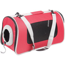 (Red, S) Cat Pet Carrier Bag Portable Pet Backpack Mesh Breathable Puppy Travel Bags for Outdoor Activities Dog Supplies