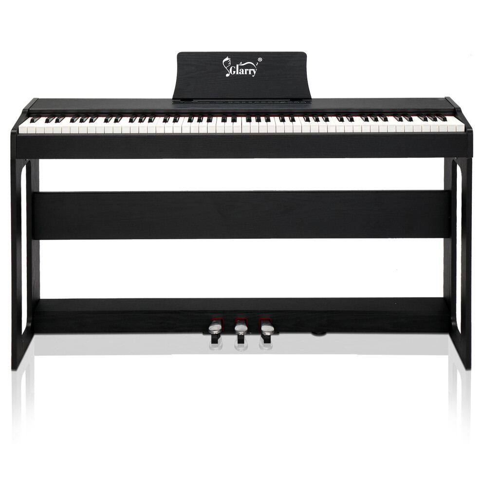 88 Keys Digital Piano Full Weighted Keyboards W/ Furniture Stand Triple Pedals Headphone