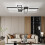 Living And Home (120*80cm) Geometric Black Frame LED Ceiling Light 2