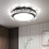 Living And Home Round Acrylic Flush Mount LED Ceiling Light 1