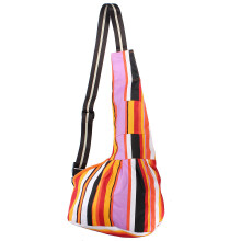 (M) Colored Durable Oxford Cloth Sling Single Shoulder Pet Carrier Bag