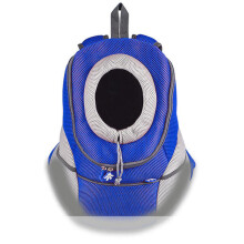 (Blue) Pet Backpack Dog Bags Dog Carrier Pet Dog Front Bag Puppy Dog Portable Travel Bag Mesh Backpack