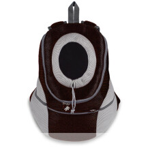 (Black) Pet Backpack Dog Bags Dog Carrier Pet Dog Front Bag Puppy Dog Portable Travel Bag Mesh Backpack