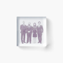 Acrylic Block MDR Group Photo (Severance) Cube Art Prints Gifts 6 x 6 inch