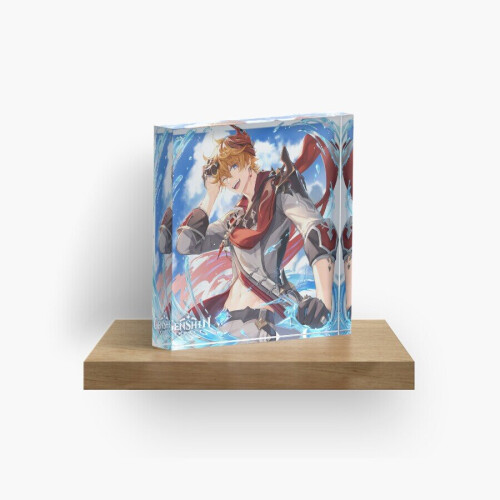 Acrylic Block Genshin Impact Childe Cube Art Prints Gifts 6 x 6 inch on ...