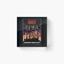 Acrylic Block KISS the band - Destroyer Detroit Rock City No Lyrics Cube Art Prints Gifts 6 x 6 inch