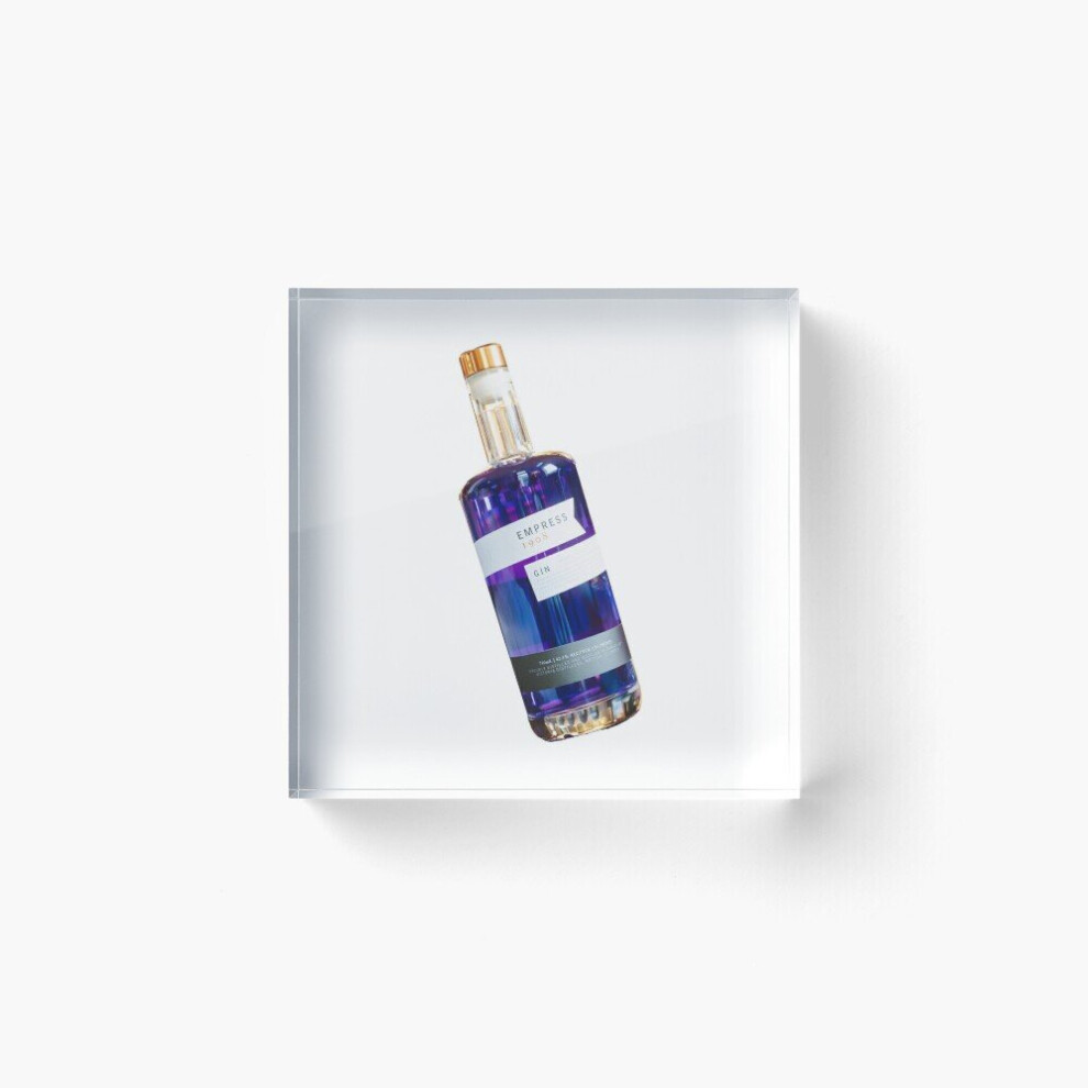 Acrylic Block Empress Gin Cube Art Prints Gifts 6 x 6 inch
