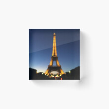 Acrylic Block City of Love Cube Art Prints Gifts 6 x 6 inch