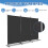 6FT Folding 3 Panels Room Divider Freestanding Wall Privacy Screen Protector 3
