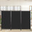 6FT Folding 3 Panels Room Divider Freestanding Wall Privacy Screen Protector 10