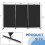 6FT Folding 3 Panels Room Divider Freestanding Wall Privacy Screen Protector 4