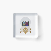 Acrylic Block Taylor Swift Lover Music Video Snow globe Cube Art Prints Gifts 6 x 6 inch