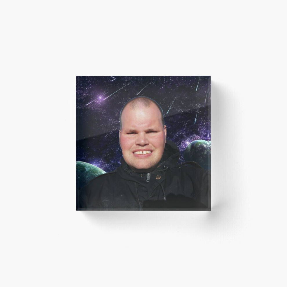 Acrylic Block Frankie MacDonald Cube Art Prints Gifts 6 x 6 inch