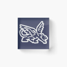 Acrylic Block TX Rangers City Connect Peagle Panther Eagle Cube Art Prints Gifts 6 x 6 inch