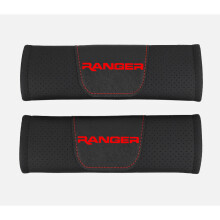 2 pcs Pu Leather Car Seat Belt Shoulder Pads for Ford Ranger
