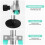 (Green ) Gymnastics Bar, Folding Horizontal Bar With Rings 4
