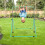 (Green ) Gymnastics Bar, Folding Horizontal Bar With Rings 8