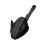 (Black) Genuine Leather Solid Cute Cartoon Mouse Look Multifunction Hand Carry Key Coin Storage Bag 8