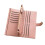 (Brown) Women 21 Card Slots Solid Long Wallet Purse Phone Bag 3
