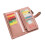 (Brown) Women 21 Card Slots Solid Long Wallet Purse Phone Bag 4