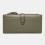 (Brown) Women 21 Card Slots Solid Long Wallet Purse Phone Bag 20