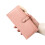 (Brown) Women 21 Card Slots Solid Long Wallet Purse Phone Bag 6