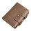 (Black) Women 10 Card Slots Solid Short Wallet Purse 11