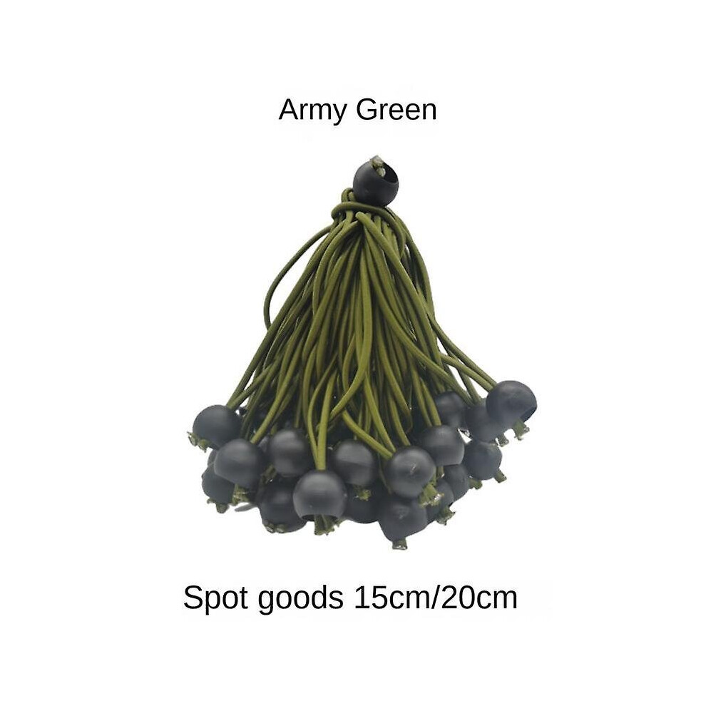(E831) Multi-functional Elastic Fixed Plastic Rope Ball Tarpaulin Trampoline Tent Bungees Cords Strapping