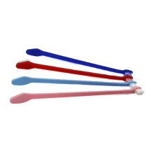 (Sky Blue) Double Head Dog Toothbrush Nylon Wire Dog Paw Print Toothbrush Pet Supplies for Dog Oral Cleaning