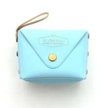 (Blue) Cute Candy Color Small Coin Purse Coins Key Bag