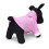 (Blue, S) PU Leather Night Safe Reflective Effect Waterproof Pet Rain Coat 8