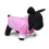 (Blue, S) PU Leather Night Safe Reflective Effect Waterproof Pet Rain Coat 10