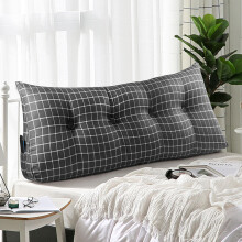 (S) Triangular Wedge Cushion Bed Reading Pillow Backrest Positioning Support Pillow Wedge Lumbar Pillow with Removable Cover Home Office