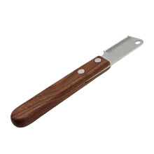 (B) Pet Combing Terrier Dog Knife Dog Special Beauty Tools Pet Supplies Shaving Knife Comb for Pet Grooming