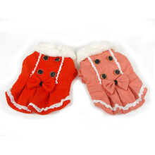 (Pink, XS) Fashionable Pet Fabric Princess Lovely Bow-Knot Decoration Skirt