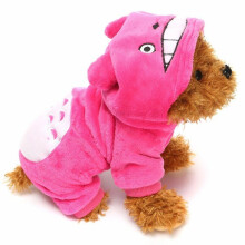 (Rose Red, XXL) Dog Clothes Durable Soft for Puppy Supplies Washable Costume Overalls Clothing Coat Jacket Pet Suit