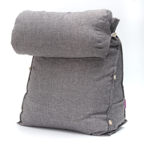 Triangle Wedge Cushion Backrest Sofa Bed Couch Seat Rest Pad Waist Support with Adjustable Headrest for Home Office 2