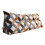 (Green) Triangular Wedge Cushion Soft Upholstered Pillow Headboard Reading Pillow Cushion Sofa Bed Pillow Backrest Positioning Support Pillow 13