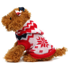 (XS) Pet Dog Cat Sweater Puppy Coat Snowflake Winter Warm Hat Coat Clothes Costume Jacket Apparel Hoodie
