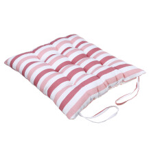 (Pink) Soft Chair Seat Pillow Cushion Pads Indoor Comfort Sit Mat with Sling Office Home