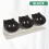 (Transparent) Cat Elevated Bowl with Raised Stand & Three Feeders 11