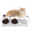 (Transparent) Cat Elevated Bowl with Raised Stand & Three Feeders 6