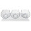 (Transparent) Cat Elevated Bowl with Raised Stand & Three Feeders 1
