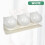 (Transparent) Cat Elevated Bowl with Raised Stand & Three Feeders 12