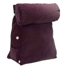 (Purple) Sofa Back Cushion Bed Couch Seat Rest Pad Waist Support Backrest Pillow with Head Cushion Home Office Furniture Decorations
